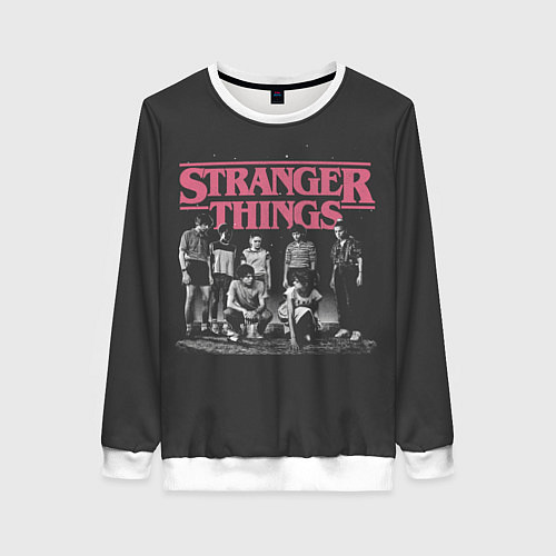 Женский свитшот Очень Странные Дела / 3D-Белый – фото 1