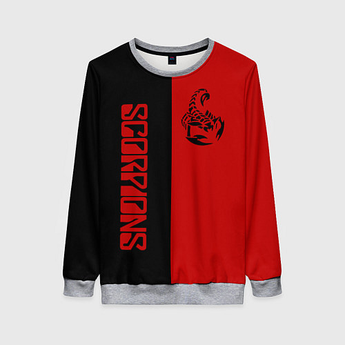 Женский свитшот SCORPIONS / 3D-Меланж – фото 1