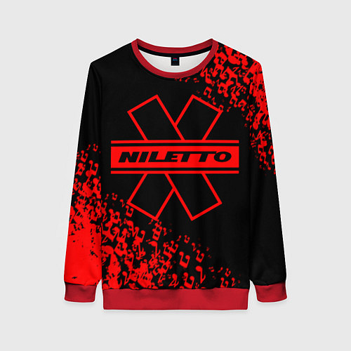 Женский свитшот NILETTO / 3D-Красный – фото 1