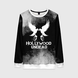 Свитшот женский Hollywood Undead, цвет: 3D-белый
