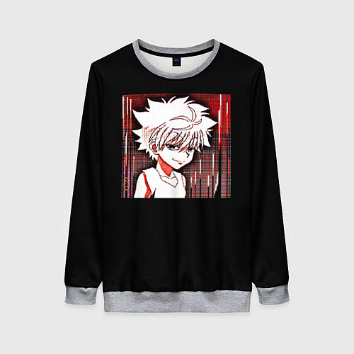 Женский свитшот Hunter x Hunter Киллуа Killua / 3D-Меланж – фото 1