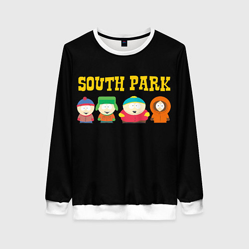 Женский свитшот South Park / 3D-Белый – фото 1