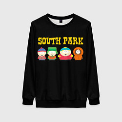 Свитшот женский South Park, цвет: 3D-черный