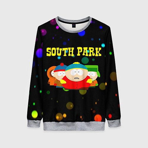 Женский свитшот South Park / 3D-Меланж – фото 1