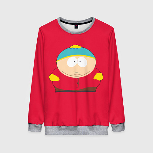 Женский свитшот ЮЖНЫЙ ПАРК / 3D-Меланж – фото 1