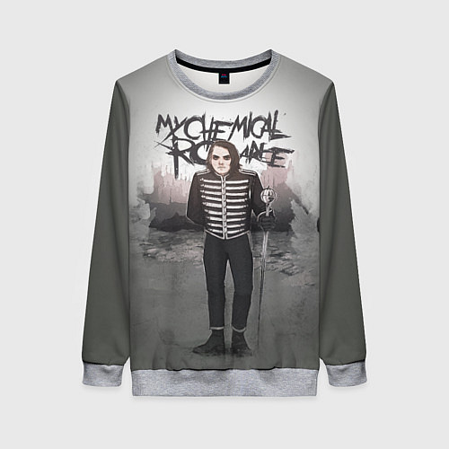 Женский свитшот Gerard Way / 3D-Меланж – фото 1