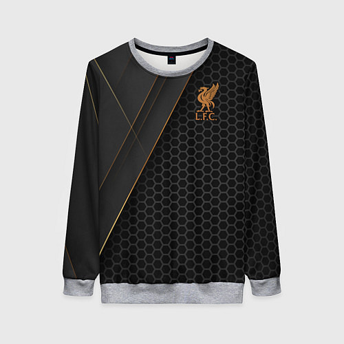 Женский свитшот Liverpool FC / 3D-Меланж – фото 1