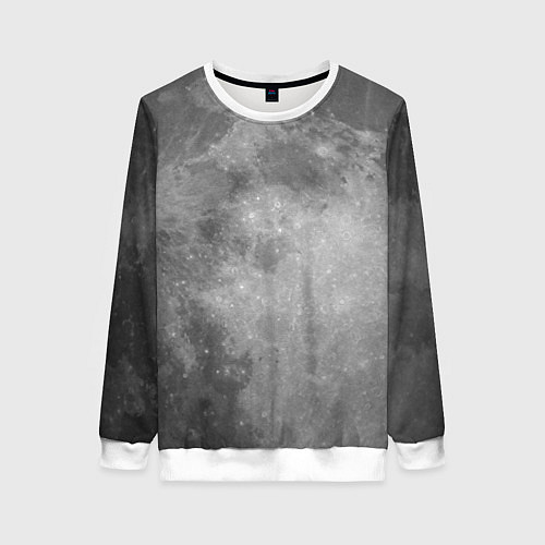 Женский свитшот ЛУНА / 3D-Белый – фото 1