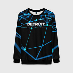 Свитшот женский Detroit:Become Human, цвет: 3D-черный