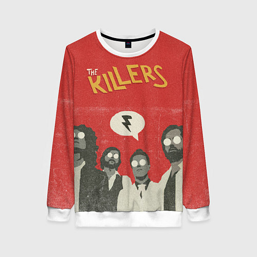 Женский свитшот The Killers / 3D-Белый – фото 1