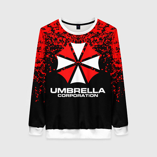 Женский свитшот Umbrella Corporation / 3D-Белый – фото 1