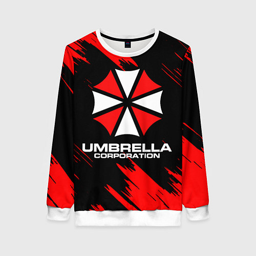 Женский свитшот Umbrella Corporation / 3D-Белый – фото 1