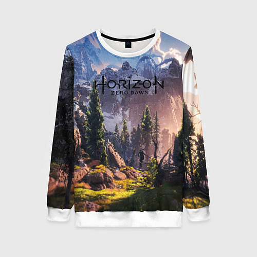 Женский свитшот Horizon Zero Dawn / 3D-Белый – фото 1