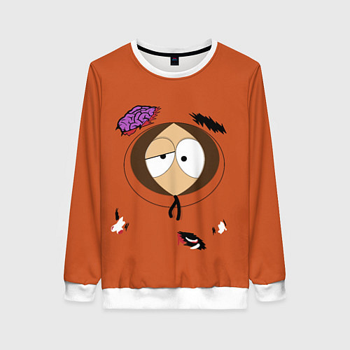 Женский свитшот South Park Dead Kenny / 3D-Белый – фото 1