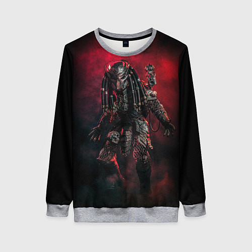 Женский свитшот PREDATOR / 3D-Меланж – фото 1