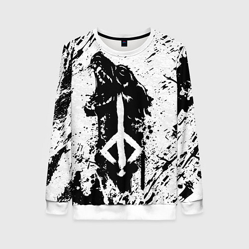 Женский свитшот BLOODBORNE / 3D-Белый – фото 1