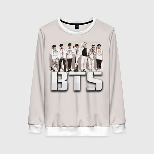 Женский свитшот BTS / 3D-Белый – фото 1
