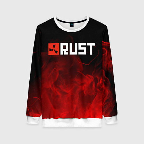 Женский свитшот RUST / 3D-Белый – фото 1