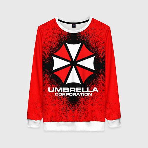Женский свитшот Umbrella Corporation / 3D-Белый – фото 1