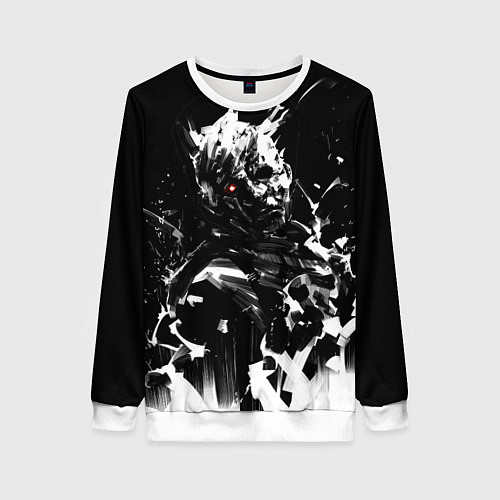 Женский свитшот Dead by Daylight / 3D-Белый – фото 1