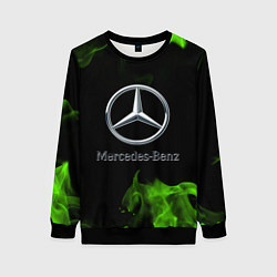 Свитшот женский Mercedes, цвет: 3D-черный