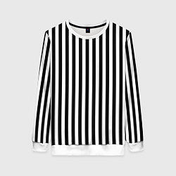 Свитшот женский Пикси полосы, цвет: 3D-белый