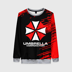 Свитшот женский Umbrella Corporation, цвет: 3D-меланж