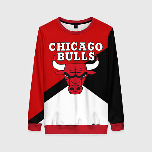 Женский свитшот CHICAGO BULLS / 3D-Красный – фото 1