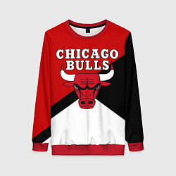 Свитшот женский CHICAGO BULLS, цвет: 3D-красный