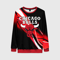 Свитшот женский CHICAGO BULLS, цвет: 3D-красный