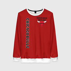 Свитшот женский CHICAGO BULLS, цвет: 3D-белый