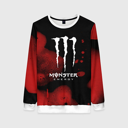 Женский свитшот MONSTER ENERGY / 3D-Белый – фото 1