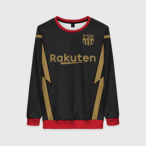 Женский свитшот Barcelona away 20-21 / 3D-Красный – фото 1