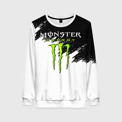 Женский свитшот MONSTER ENERGY / 3D-Белый – фото 1