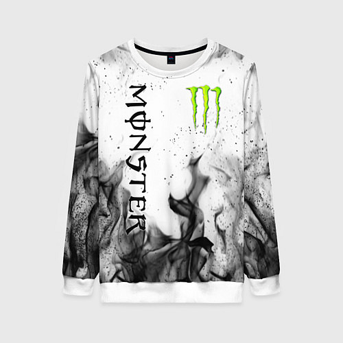 Женский свитшот MONSTER ENERGY / 3D-Белый – фото 1