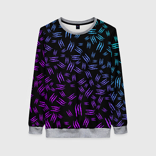Женский свитшот PATTERN MONSTER ENERGY Z / 3D-Меланж – фото 1