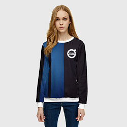 Свитшот женский VOLVO, цвет: 3D-белый — фото 2