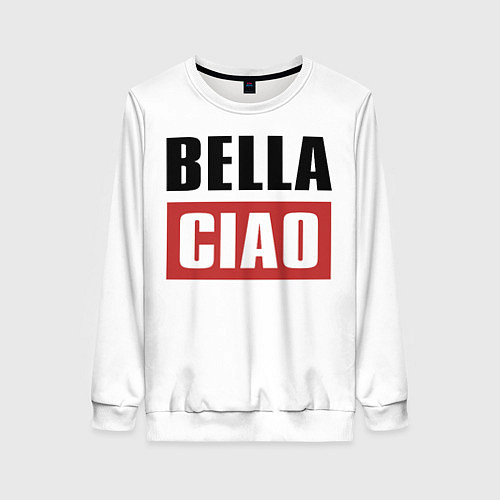 Женский свитшот Bella Ciao / 3D-Белый – фото 1