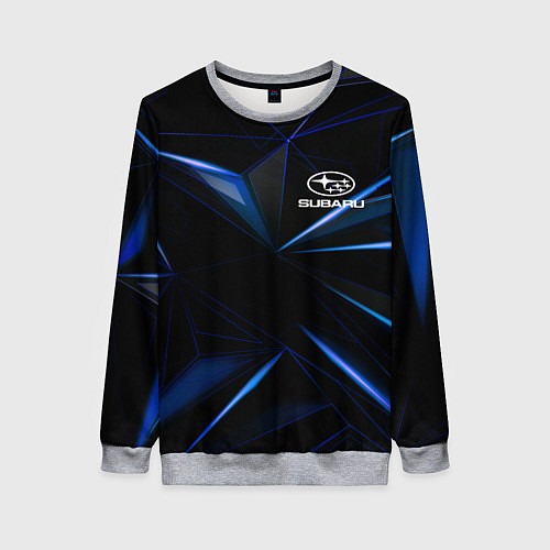 Женский свитшот SUBARU / 3D-Меланж – фото 1