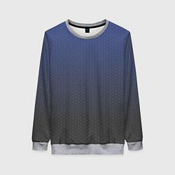 Свитшот женский Серый октагон, цвет: 3D-меланж