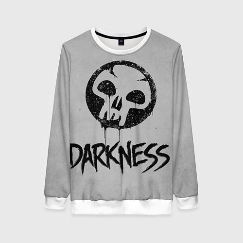 Женский свитшот Emblems Darkness / 3D-Белый – фото 1