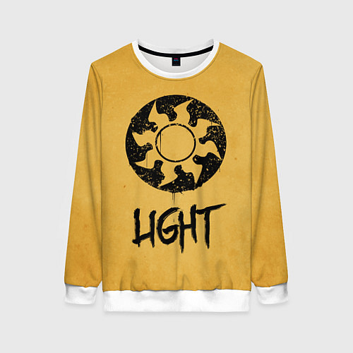 Женский свитшот Emblems Light / 3D-Белый – фото 1