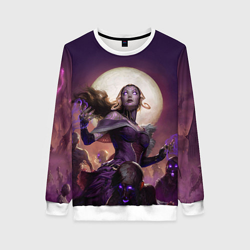 Женский свитшот Eldritch Moon / 3D-Белый – фото 1
