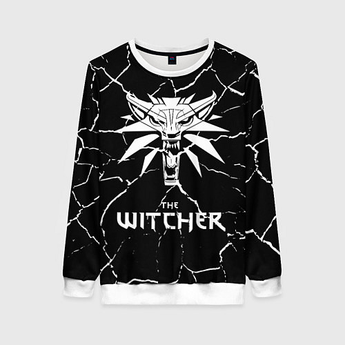 Женский свитшот The Witcher / 3D-Белый – фото 1