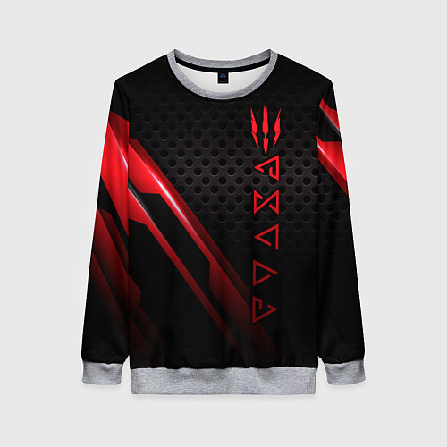 Женский свитшот The Witcher / 3D-Меланж – фото 1