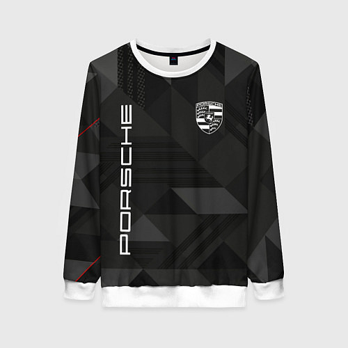 Женский свитшот PORSCHE / 3D-Белый – фото 1