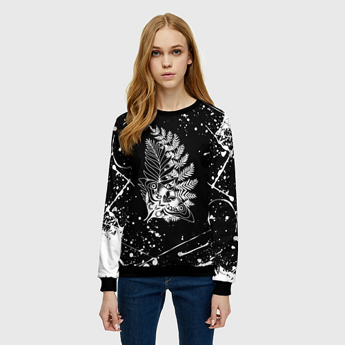 Женский свитшот THE LAST OF US ТАТУИРОВКА ЭЛЛИ / 3D-Черный – фото 3