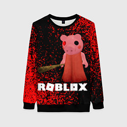 Свитшот женский Roblox Piggy, цвет: 3D-черный