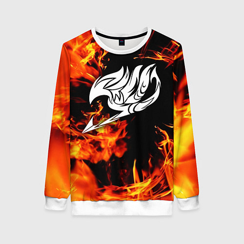 Женский свитшот FAIRY TAIL ХВОСТ ФЕИ / 3D-Белый – фото 1