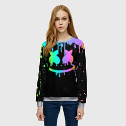 Свитшот женский MARSHMELLO, цвет: 3D-меланж — фото 2